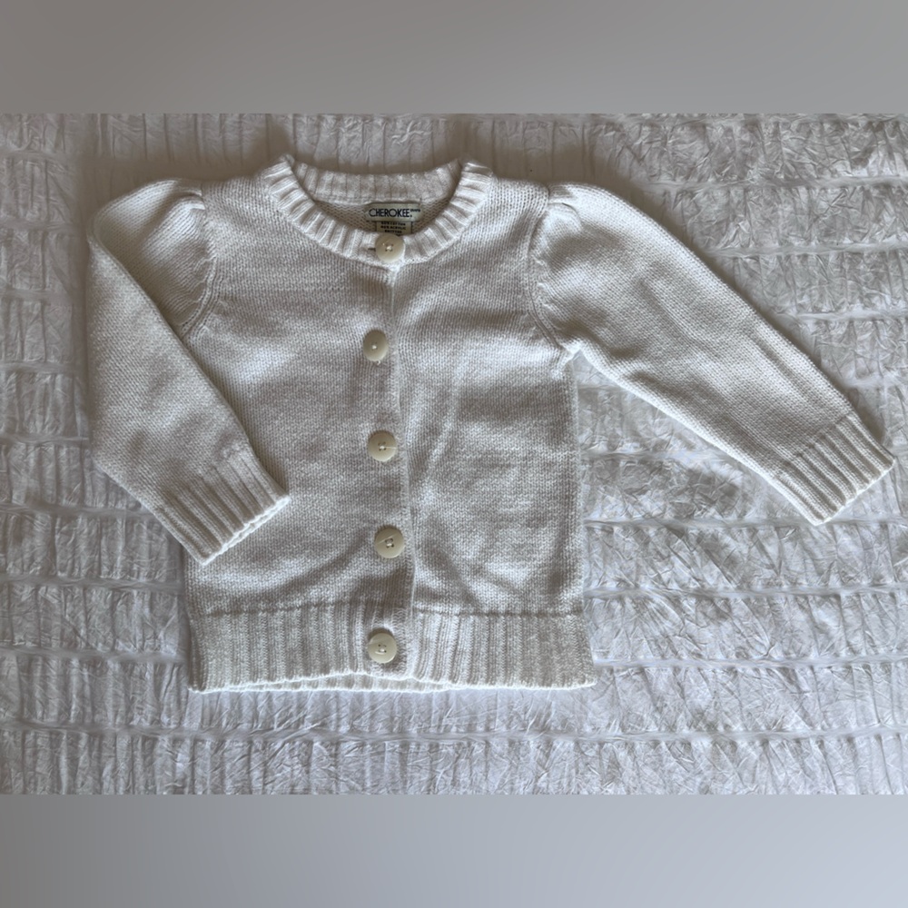 Cherokee Knit Button Up Sweater 24M GUC